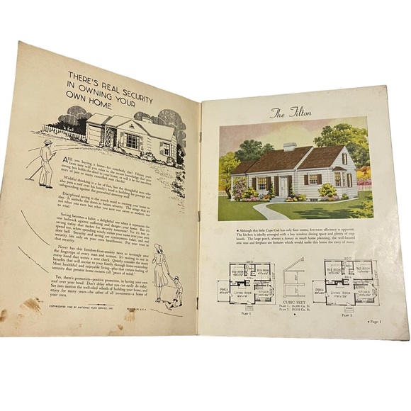 Complete Home 1942 - Home Models Floor Plans Brochure Motz Lumber Co Monessen PA - Picture 2 of 9